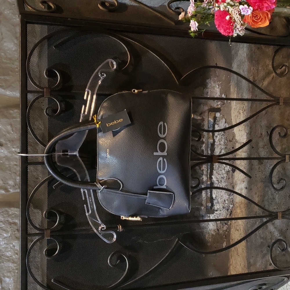 NWT'S Bebe Fabiola Mini Dome black and gray